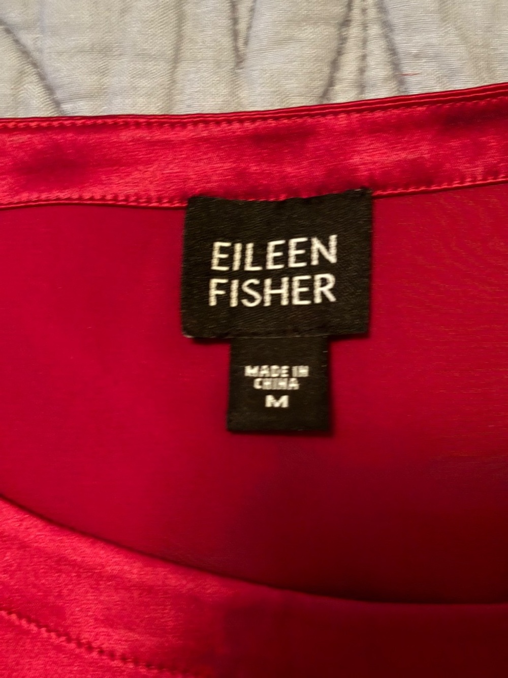 Red Silk Tank Top - Picture 2 of 5